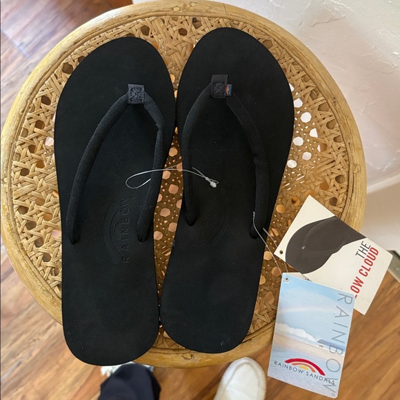 Rainbow Classic Black Sandals - Picture 1 of 4